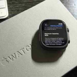 98%新Apple Watch Watch Ultra 2nd 2代 49mm Gps + Cellular港版行貨全套配件地鐵站...
