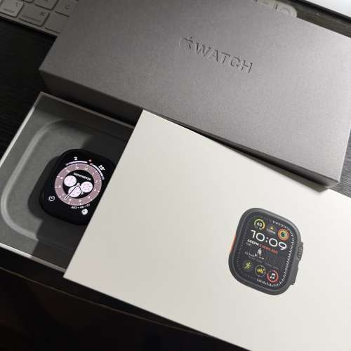98%新Apple Watch Watch Ultra 2nd 2代 49mm Gps + Cellular港版行貨全套配件地鐵站...