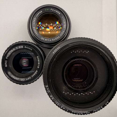 垃圾品鏡頭 每枝$100 (Pentax/minolta/fujinon)