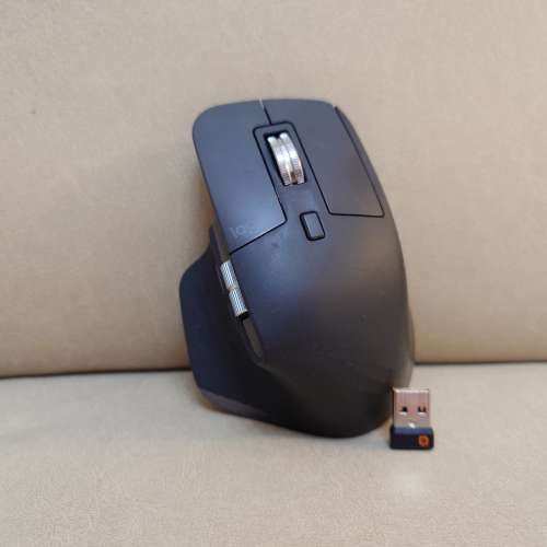 Logitech MX Master 3 新淨實用品 羅技無綫滑鼠連接收器 Wireless Mouse with Rece...