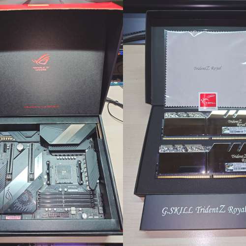 Ryzen 9 5950X + ASUS Crosshair VIII Hero(WI-FI) + G.Skill Trident Z Royal 32GB