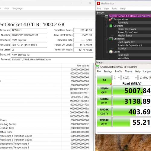 Sabrent Rocket NVMe 4.0 1TB M.2 SSD