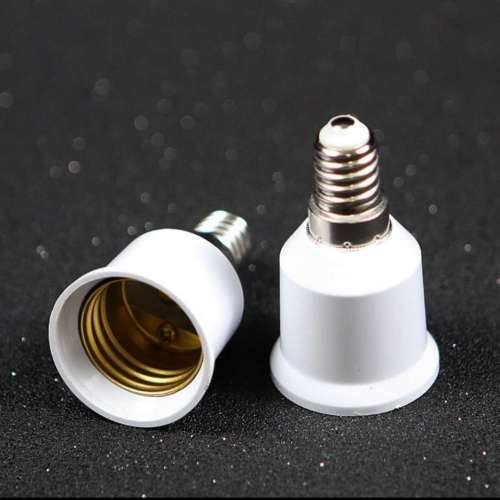 大螺絲頭燈膽，用於細螺絲頭燈座，外E14/內E27轉換器 Adapter，3個或以上包本地郵費