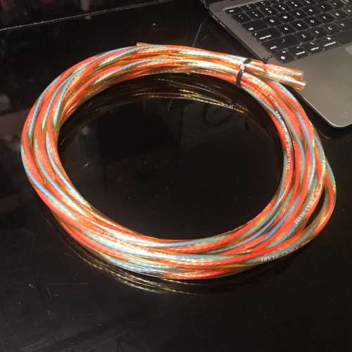 🎵DIVAS 14-2CT OFC Japan Cable Speaker Pair 2m x 2 NEW 全新 日本 音頻線 喇叭線...