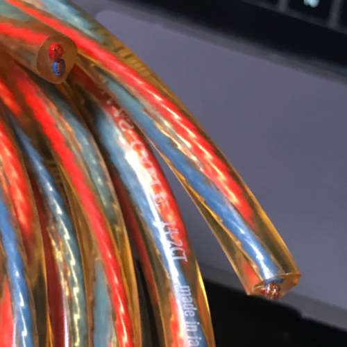 🎵DIVAS 14-2CT OFC Japan Cable Speaker Pair 2m x 2 NEW 全新 日本 音頻線 喇叭線...