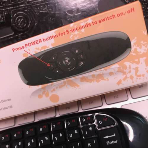 📺 Air Mouse with Gyroscope 2.4GHz Remote Control LIKE NEW 遙控器 TV 電視/電腦...