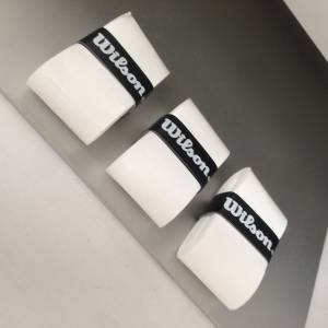 🎾 WILSON Overgrip 3pc Set WHITE NEW 全新 球拍 手帶 防滑帶 防滑膠 握把帶 握把...