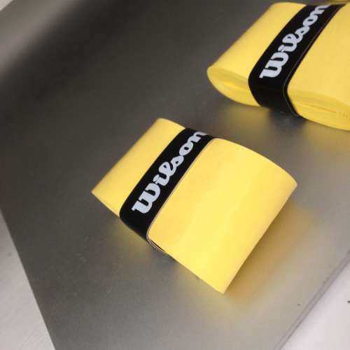 🎾 WILSON Overgrip 3pc Set YELLOW NEW 全新 球拍 手帶 防滑帶 防滑膠 握把帶 握...