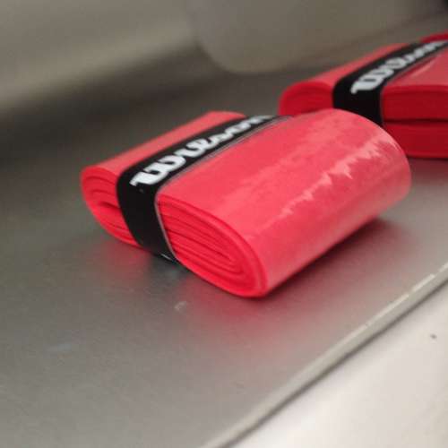 🎾 WILSON Overgrip 3pc Set RED NEW 全新 球拍 手帶 防滑帶 防滑膠 握把帶 握把膠...