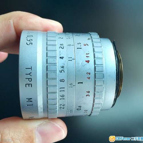 Angenieux 25mm F0.95  made in france C mount. No:1299520
