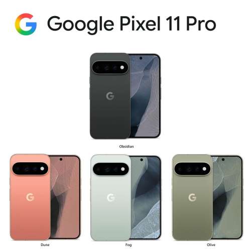 (CA Spec!) Google Pixel 11 Pro, 5G 雙卡，6.3" Actua Display，Gemini Intelligen...