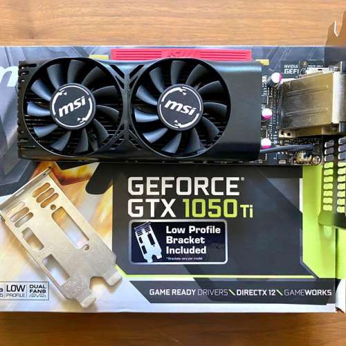 微星Msi 1050ti lp刀卡幾乎全新。