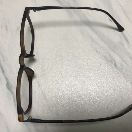 罕有磨砂玳瑁色大框方形眼鏡(A110)