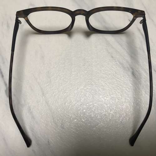 罕有磨砂玳瑁色大框方形眼鏡(A110)