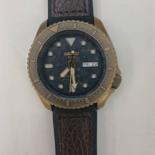 罕有全新Seiko 4R36-09A0 Bronze古銅色 Automatic 100meters Watch