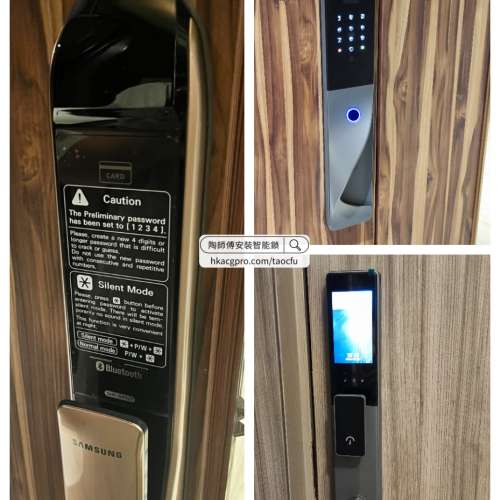 一站式代購連安裝智能門鎖🔒鹿客出品雲丁智能鎖掌靜脈人臉識別遠程控制防盜門入戶門...