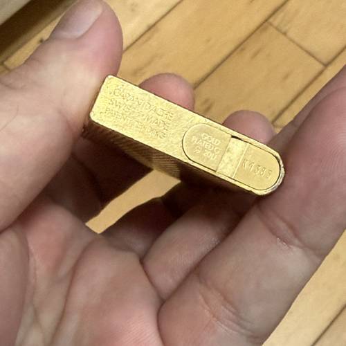 瑞士頂級古董 Caran d'Ache 卡蘭達什 20&mu; 厚鍍金打火機 (K4385) $999
