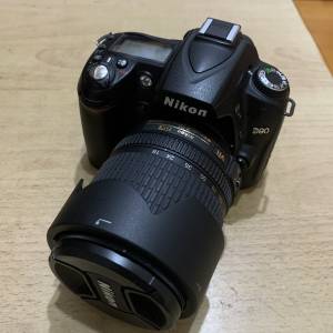 Nikon D90 +18-105 +55-300mm 有輕霉鏡頭+MB-D80 9成新