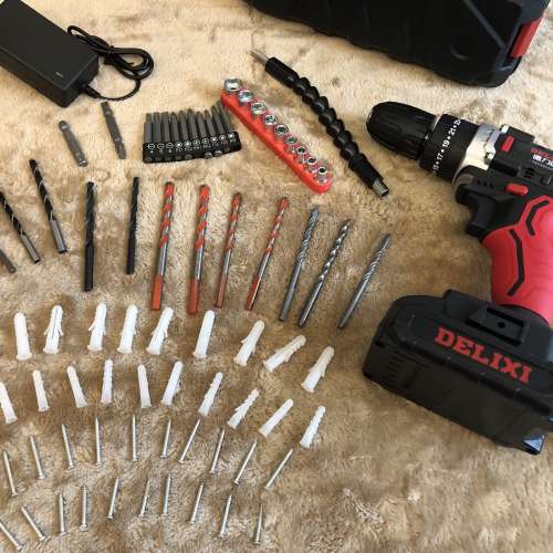 Delixi  21V S Plus (25 position Clutch) Ultimate Cordless Drill Set - Powerful