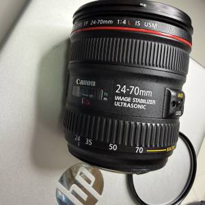 Canon EF 24-70 F4 連Hoya protector