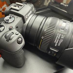 Canon RP BODY, 24-70 F4 EF, EF to R adapter, Grip, 50 F1.8 R