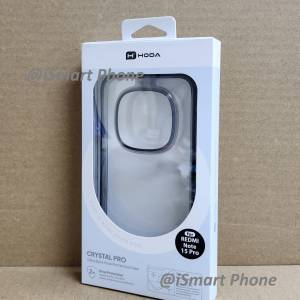 HODA Crystal Pro Glass 晶石玻璃保護殼For 小米 Redmi Note 15 Pro，冰感高透高鋁...