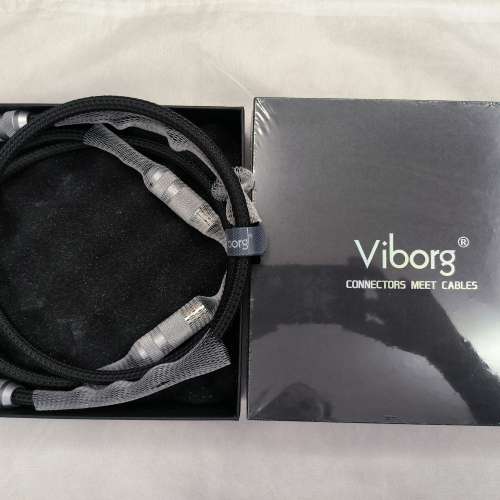 Viborg VA803 XLR 純銀平衡訊號線 1米
