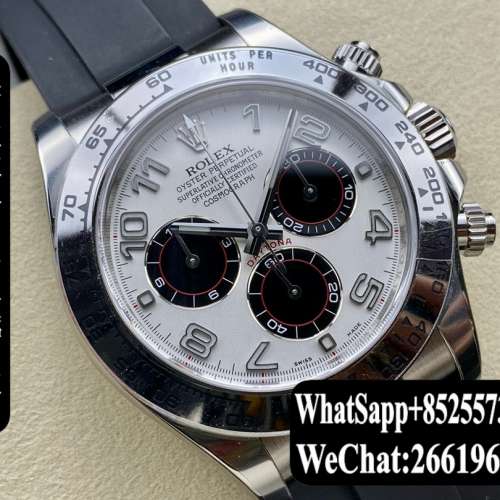 Rolex勞力士 daytona 116519-L(FC) 40mm 膠帶 計時 銀盤腕錶