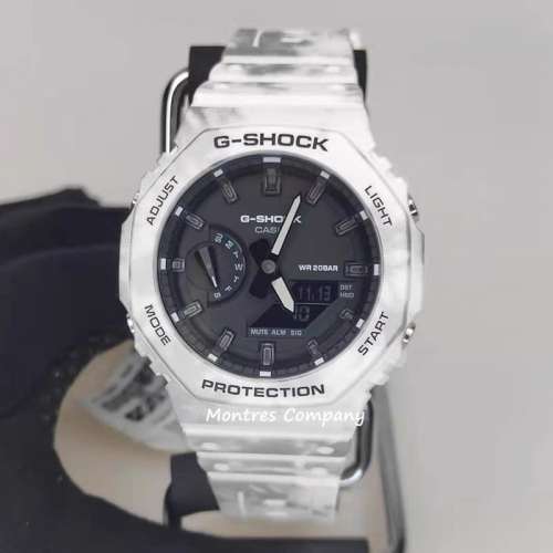 Montres Company 香港註冊公司 (33年老店) 卡西歐 CASIO G-SHOCK 數碼雪花 八角行...