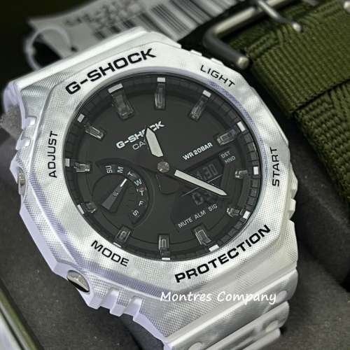 Montres Company 香港註冊公司 (33年老店) 卡西歐 CASIO G-SHOCK 數碼雪花 八角行...