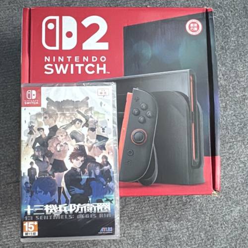 全新未拆封任天堂Switch 2主機， 2部港版