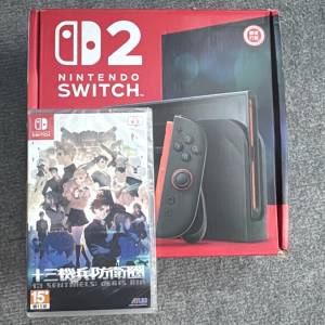 全新未拆封任天堂Switch 2主機， 2部港版