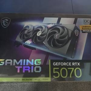 全新MSI/微星 GeForce RTX 5070 GAMING TRIO顯卡