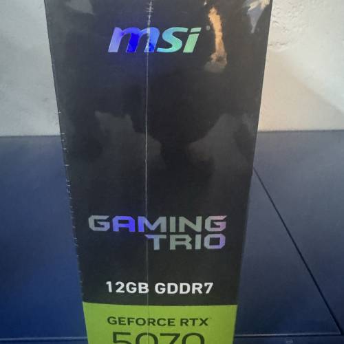 全新MSI/微星 GeForce RTX 5070 GAMING TRIO顯卡