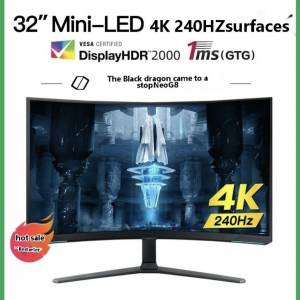 全新Samsung Neo G8 32吋4K 240Hz HDR2000 Mini-LED曲面顯示器