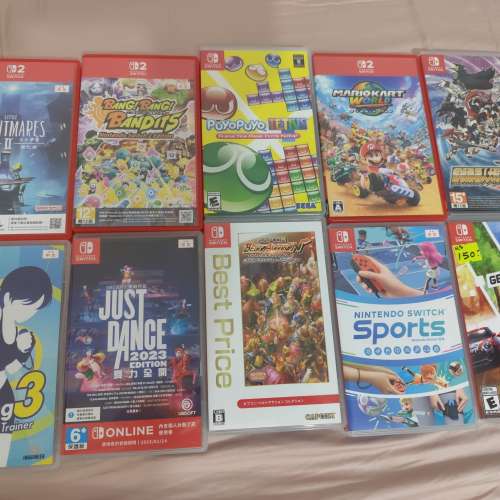 Switch 2，10種遊戲，第二個手製