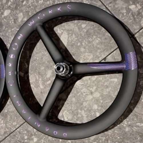 黑紫色 最新款 Mc Pantani 潘塔尼 Java Neo 專用 16吋 349 / 20吋 406 三刀碳纖輪組