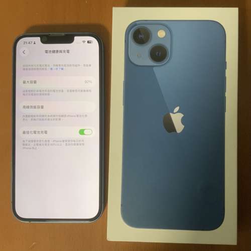 iPhone 13 128gb, 電池 92%