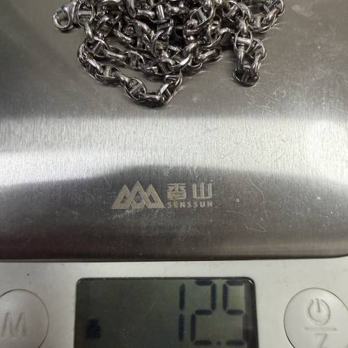 18K 750 白金 頸鏈 長約20吋 大體靚款 $12300