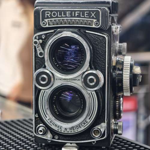 Rolleiflex 3.5F planar 鏡頭 帶測光 功能正常 鏡片通透 carl zeiss 祿萊 祿來