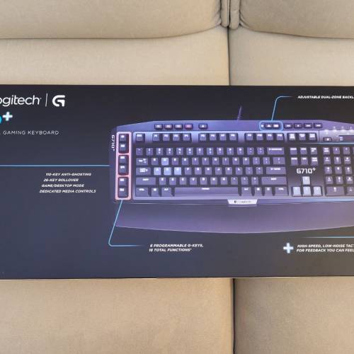 Logitech G710+ 近全新有盒 羅技有綫電競機械鍵盤 Orange Gaming Mechanical Keybo...