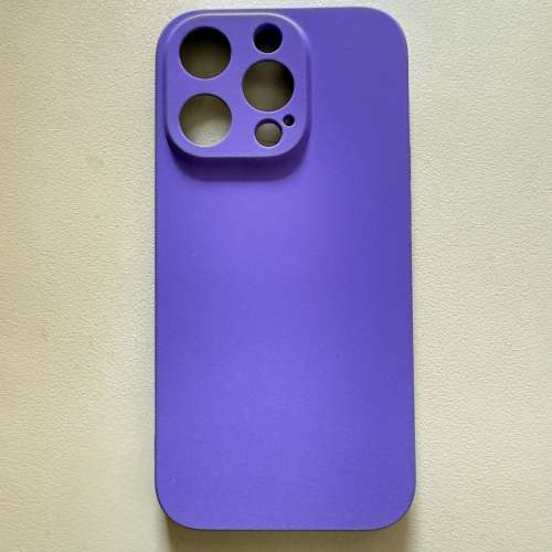 【iPhone 15 Pro】全新磨砂紫色矽膠手機殻 15Pro Case (NEW)