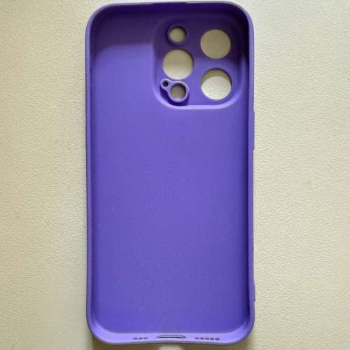 【iPhone 15 Pro】全新磨砂紫色矽膠手機殻 15Pro Case (NEW)
