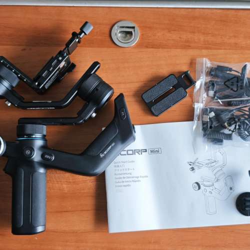 90%新 Feiyu Tech 飛宇科技SCORP-Mini 三軸防震手持雲台 承重1.2kg Gimbal SCORP Mini