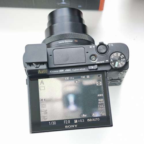 90%新 Sony Cyber-shot DSC-RX100M7 RX100 VII 黑卡 24-200mm 鏡頭 天涯機 ZEISS 行...