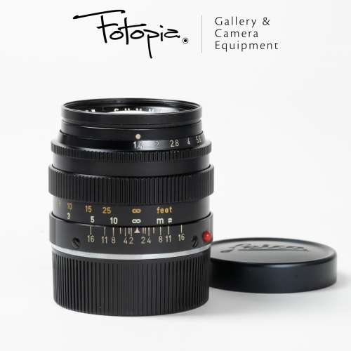 || Leica Summilux-M 50mm F1.4 - Black / v2 / E43 $14800 ||