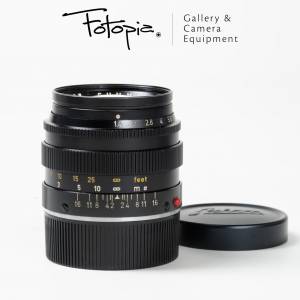 || Leica Summilux-M 50mm F1.4 - Black / v2 / E43 $14800 ||