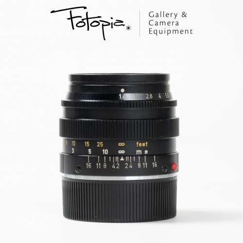 || Leica Summilux-M 50mm F1.4 - Black / v2 / E43 $14800 ||
