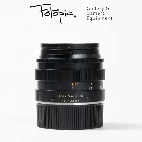 || Leica Summilux-M 50mm F1.4 - Black / v2 / E43 $14800 ||