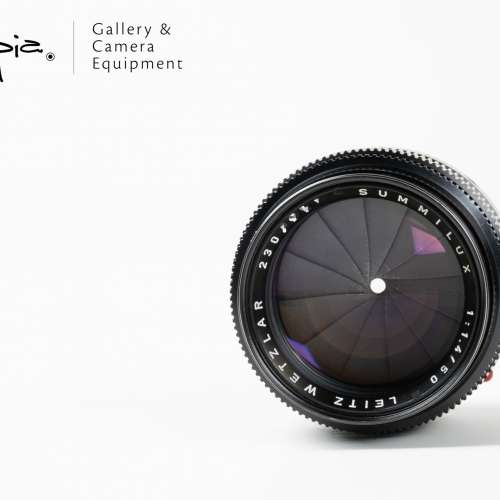 || Leica Summilux-M 50mm F1.4 - Black / v2 / E43 $14800 ||